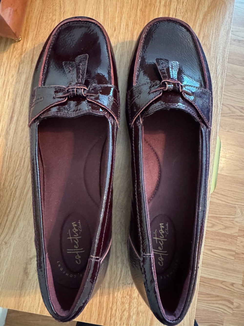 Woman’s Clarks Collection Ashland Bubble Tassel Loafers in b